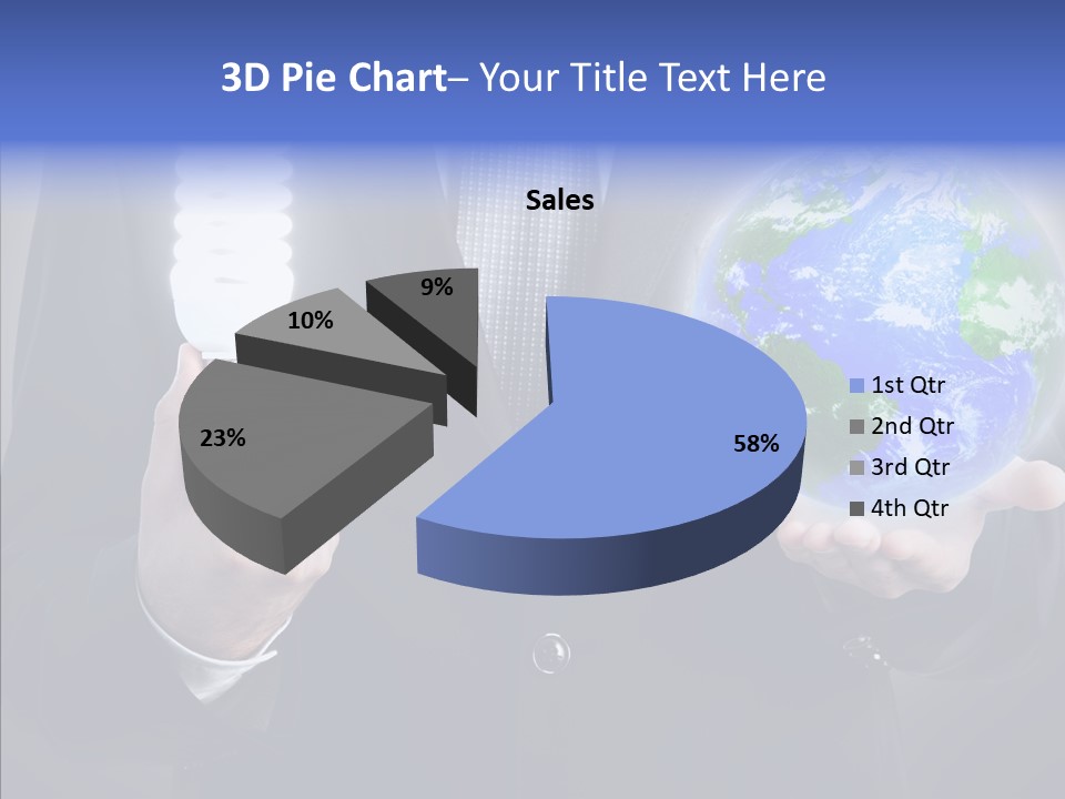 Earth Global Human PowerPoint Template