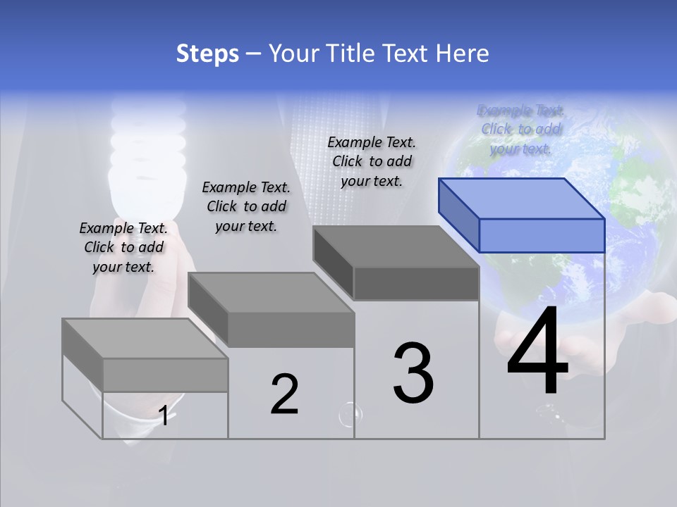 Earth Global Human PowerPoint Template
