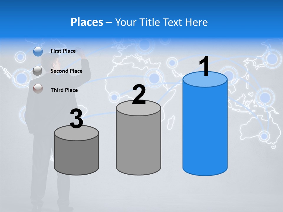 Draw Approve Continent PowerPoint Template