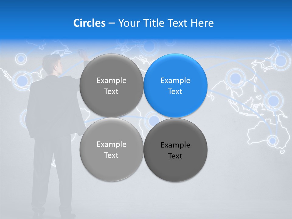 Draw Approve Continent PowerPoint Template