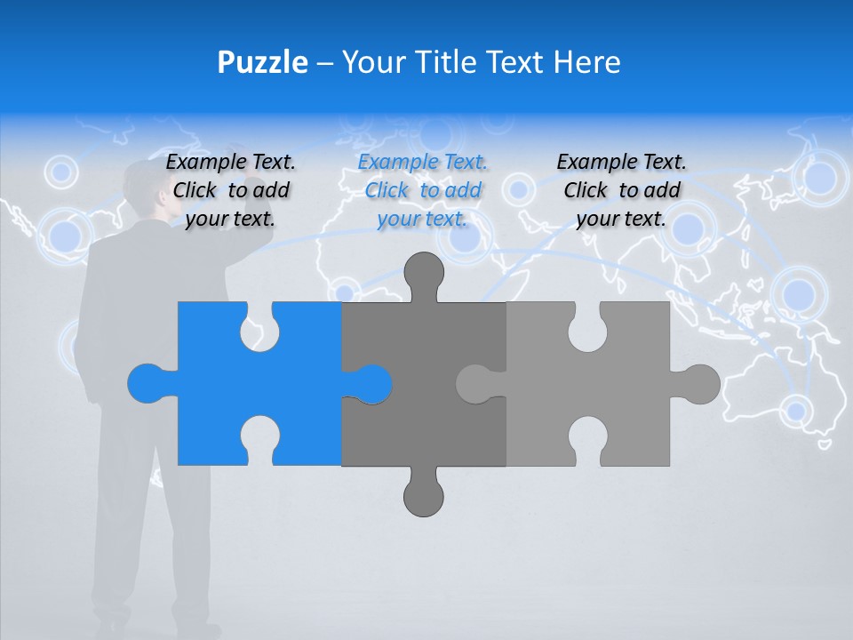 Draw Approve Continent PowerPoint Template