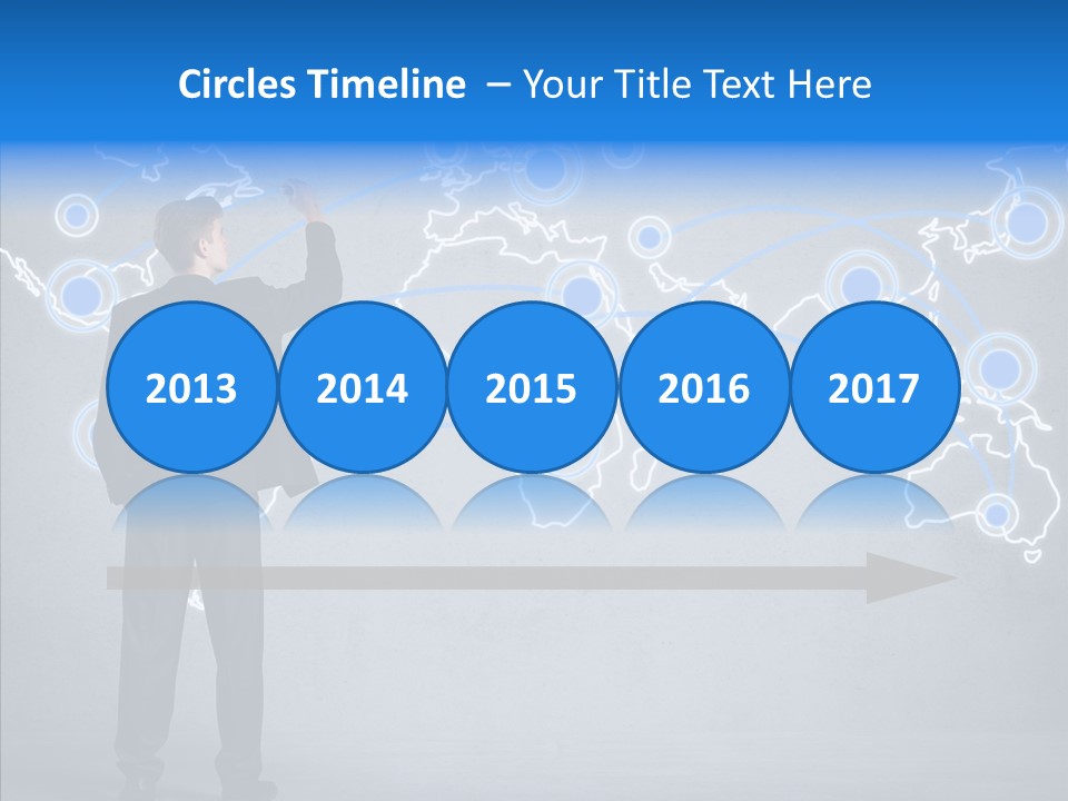 Draw Approve Continent PowerPoint Template