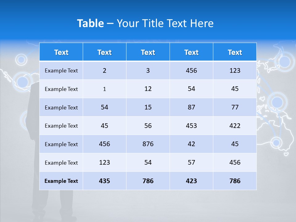 Draw Approve Continent PowerPoint Template
