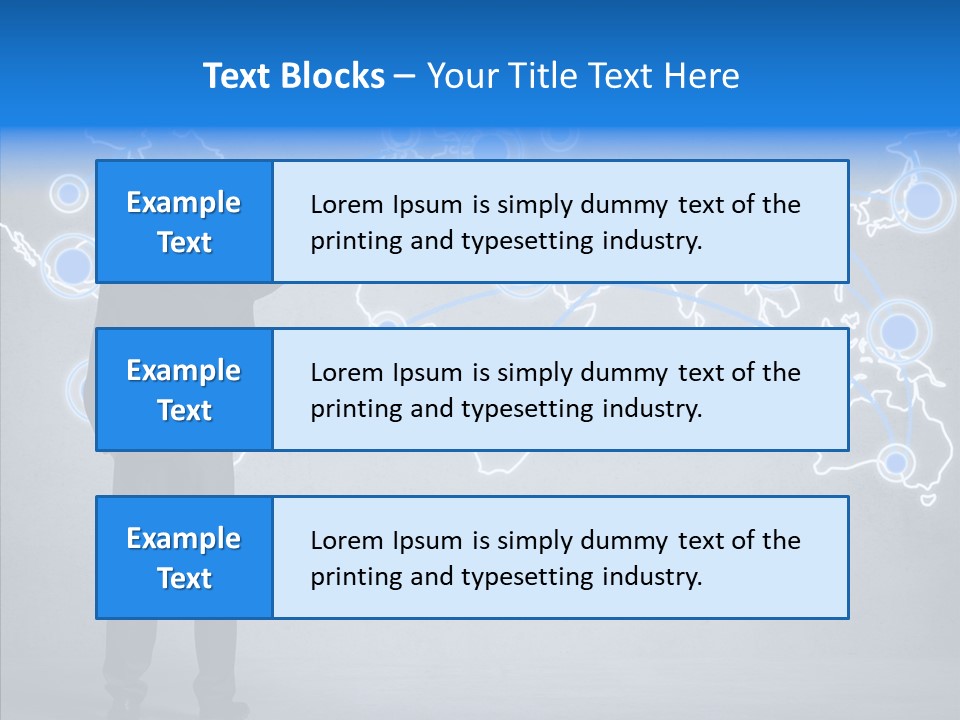 Draw Approve Continent PowerPoint Template