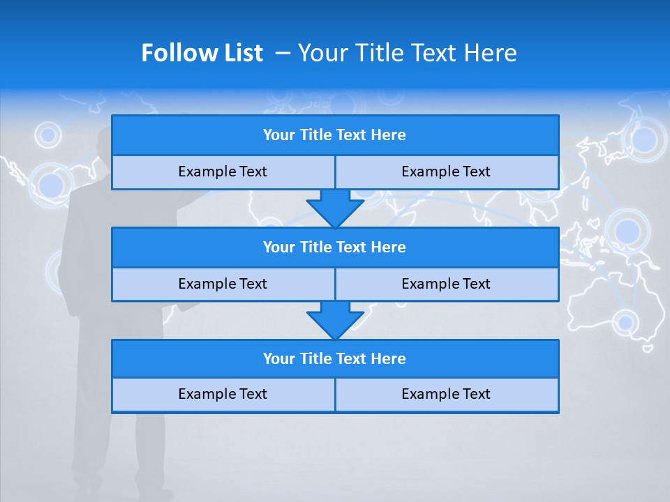 Draw Approve Continent PowerPoint Template
