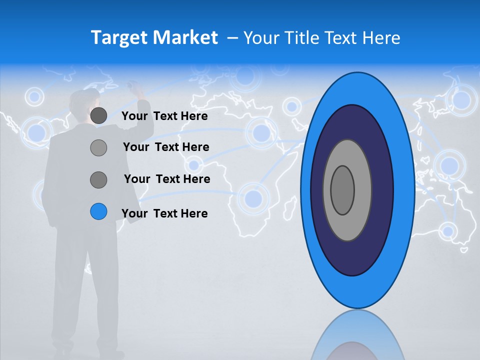Draw Approve Continent PowerPoint Template