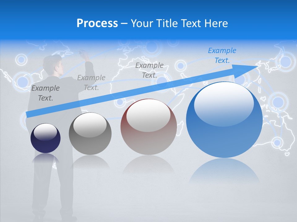 Draw Approve Continent PowerPoint Template