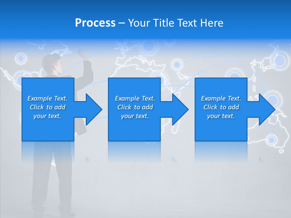 Draw Approve Continent PowerPoint Template