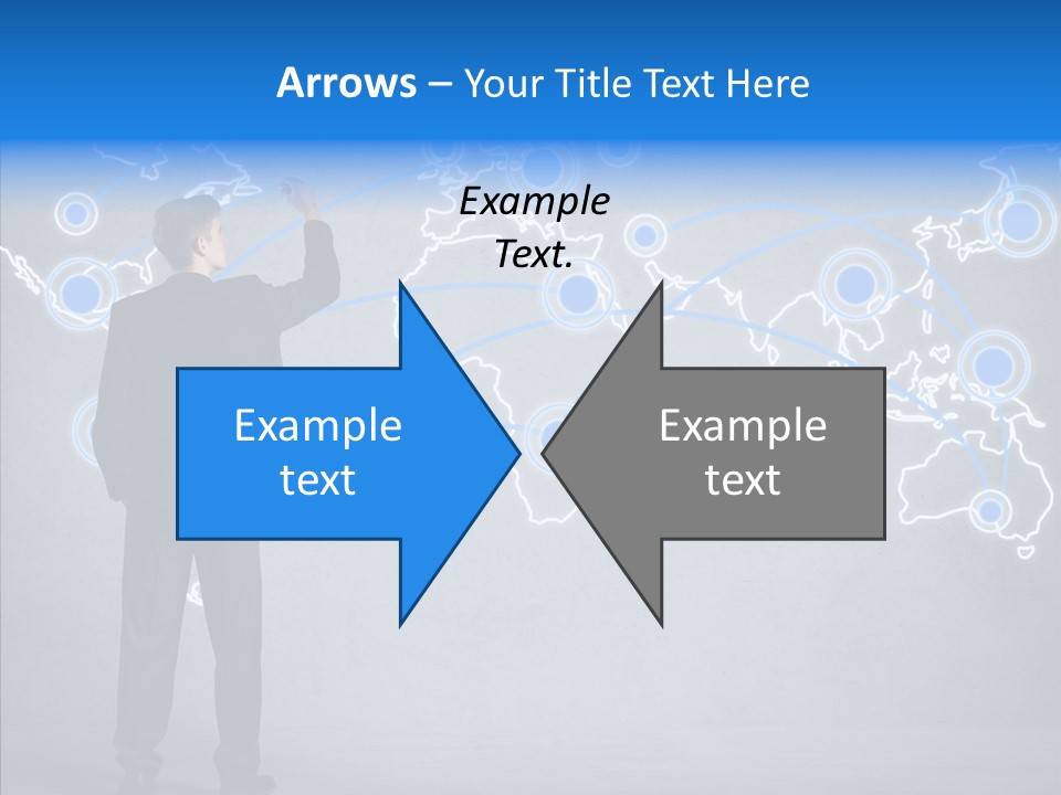 Draw Approve Continent PowerPoint Template