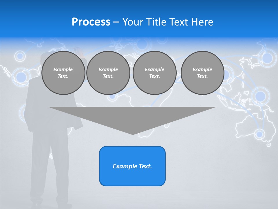 Draw Approve Continent PowerPoint Template