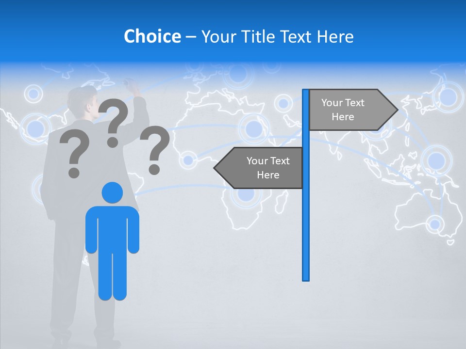 Draw Approve Continent PowerPoint Template