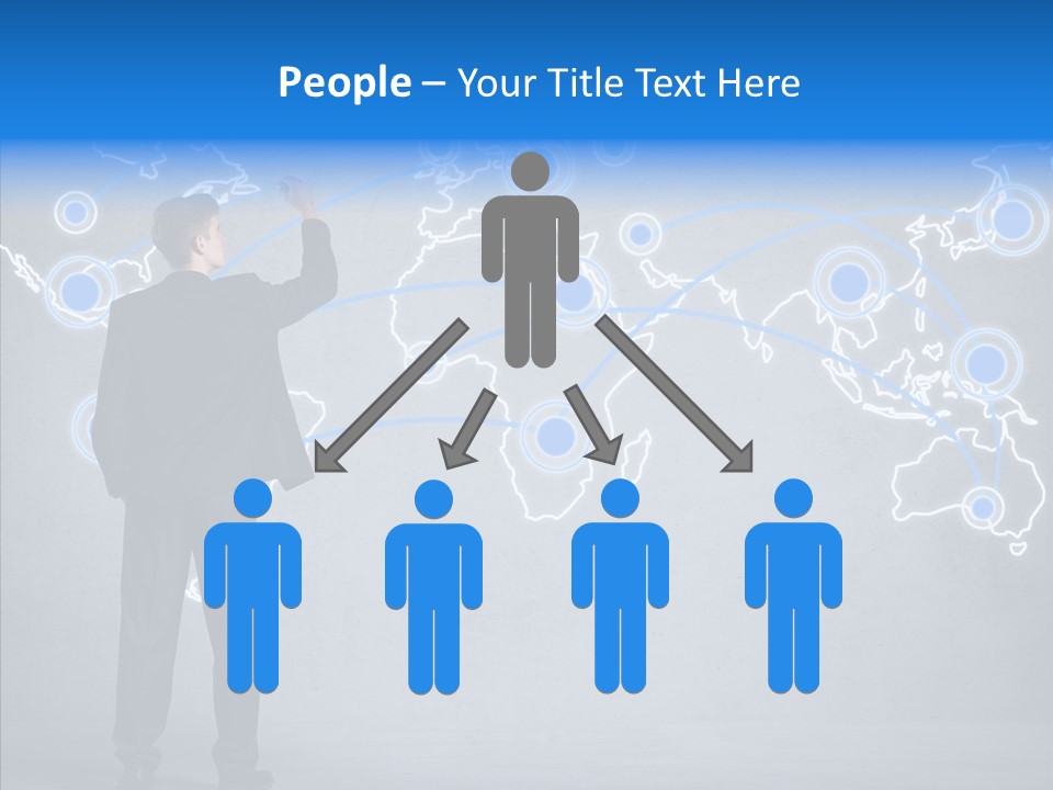 Draw Approve Continent PowerPoint Template