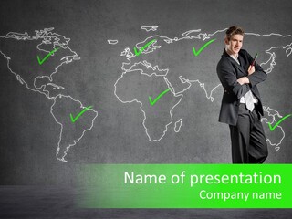 Communication Grow Global Connection PowerPoint Template