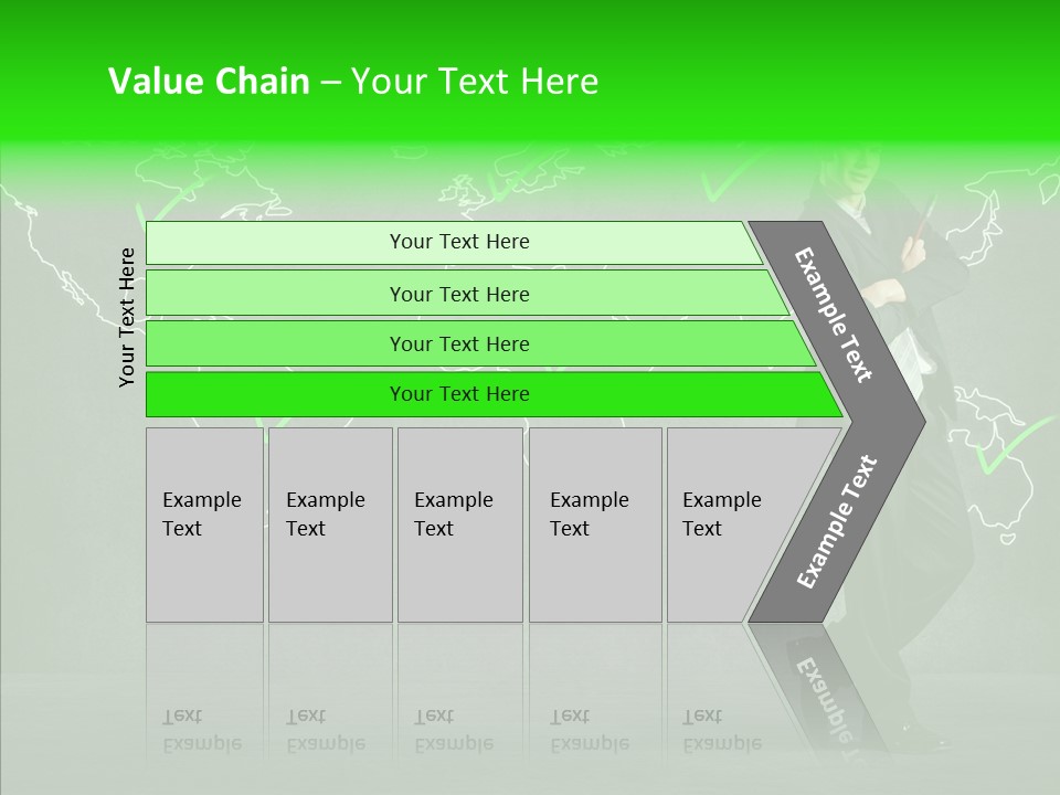 Communication Grow Global Connection PowerPoint Template