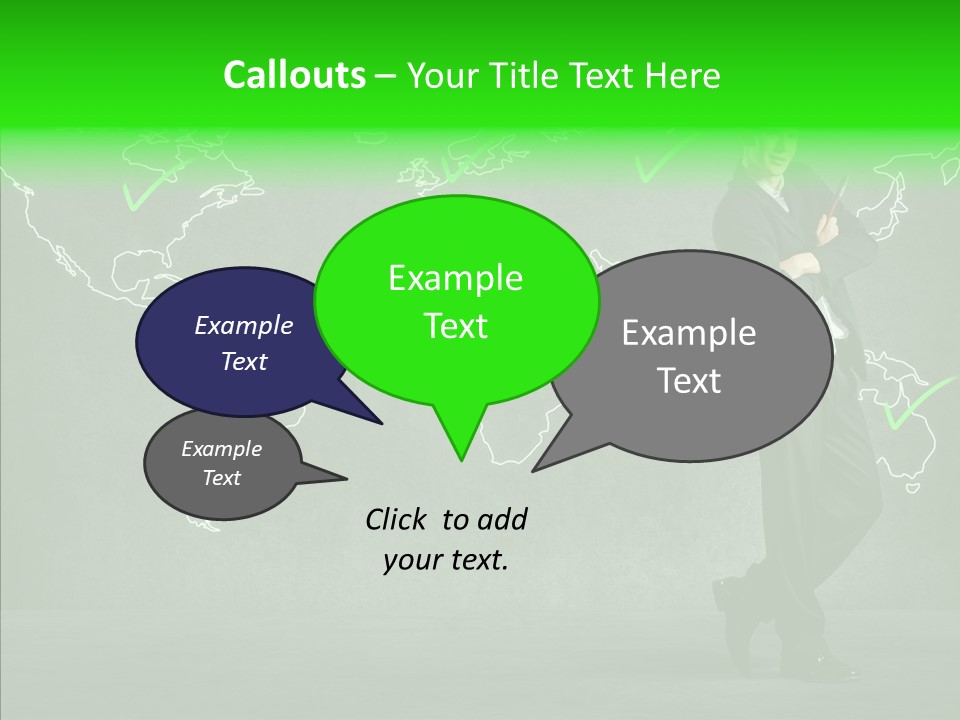 Communication Grow Global Connection PowerPoint Template