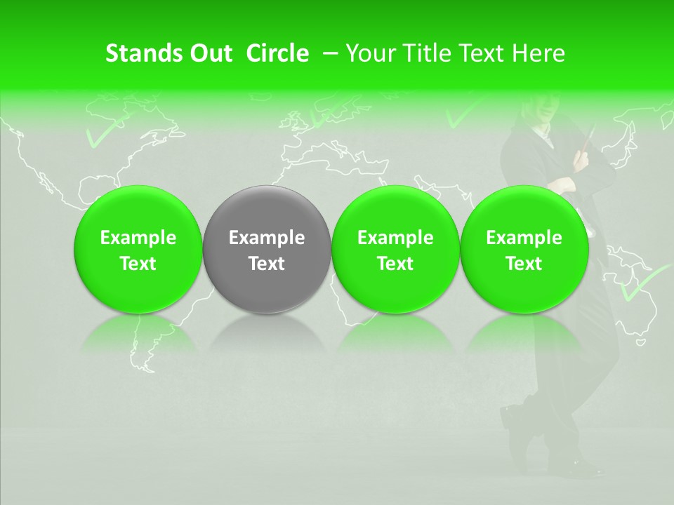 Communication Grow Global Connection PowerPoint Template