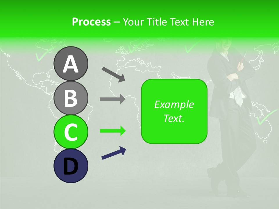 Communication Grow Global Connection PowerPoint Template
