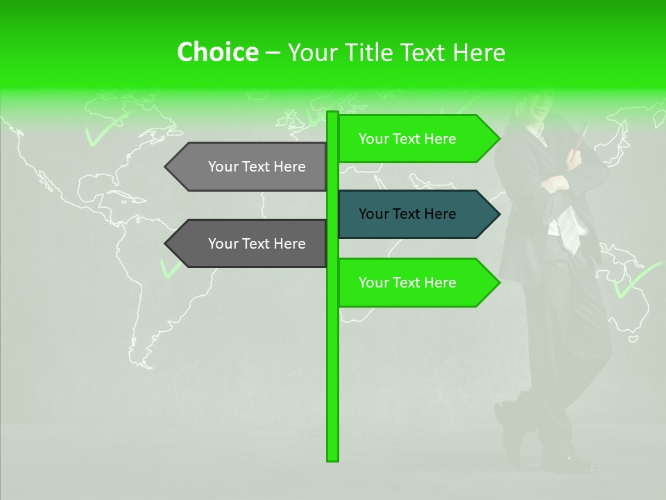 Communication Grow Global Connection PowerPoint Template