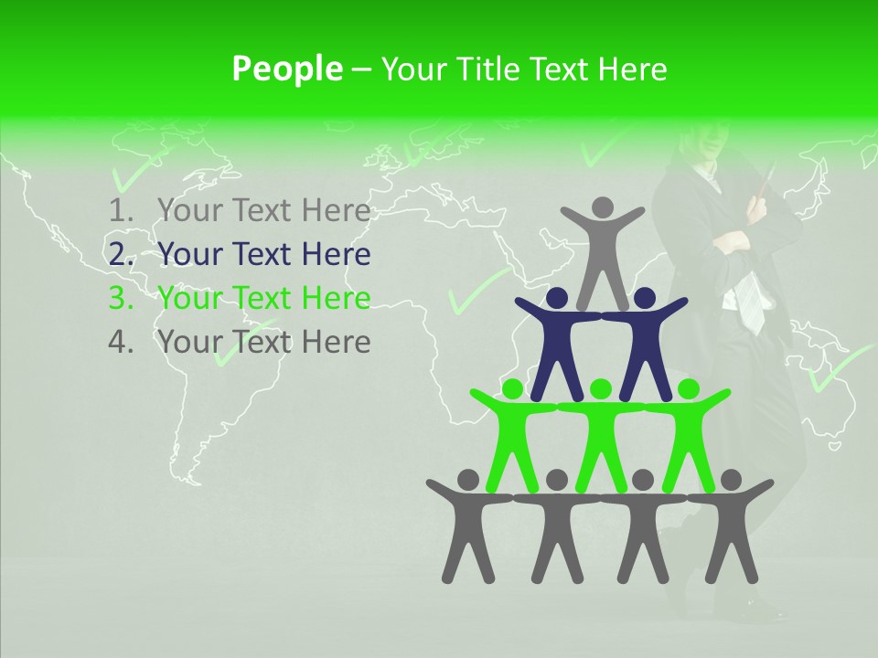 Communication Grow Global Connection PowerPoint Template