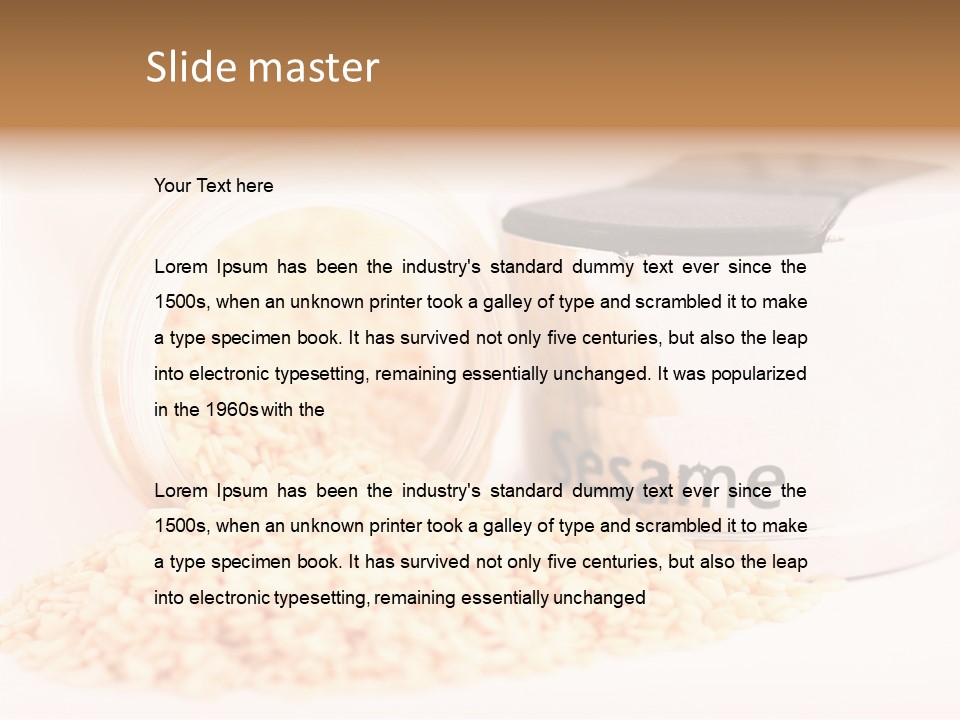 Indian Vitamin Spices PowerPoint Template