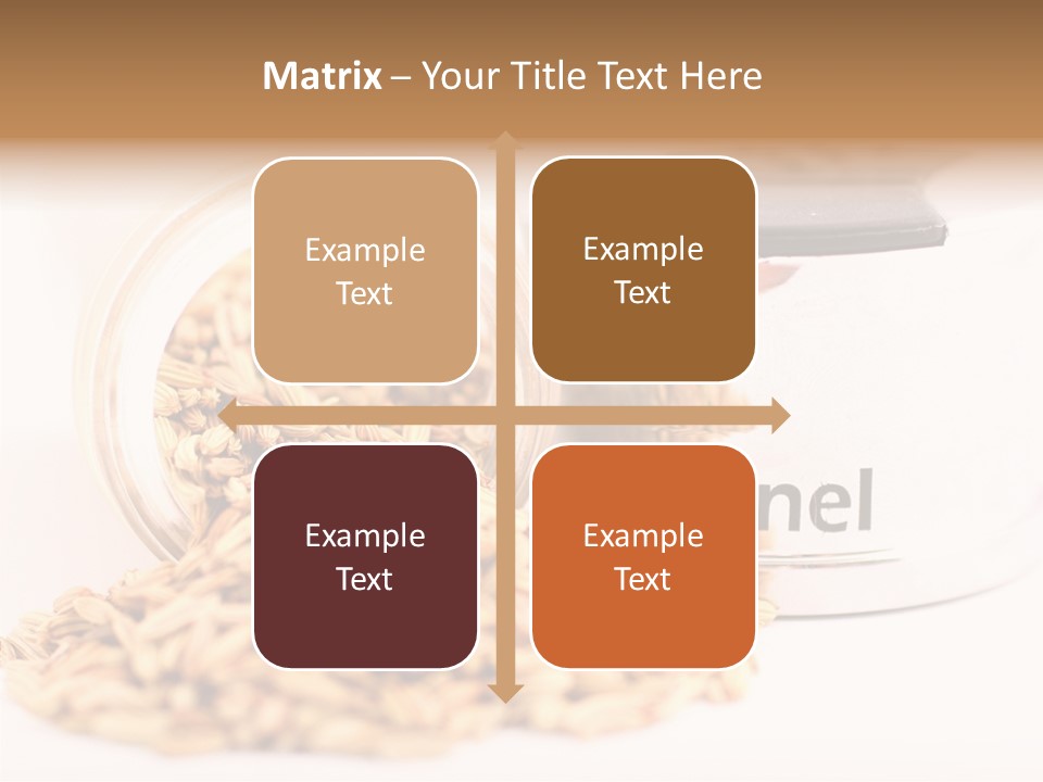 Leaves Menu Sauce PowerPoint Template