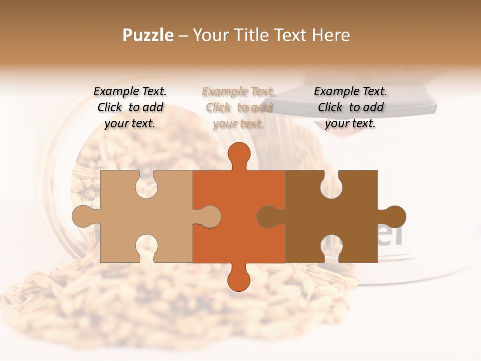 Leaves Menu Sauce PowerPoint Template