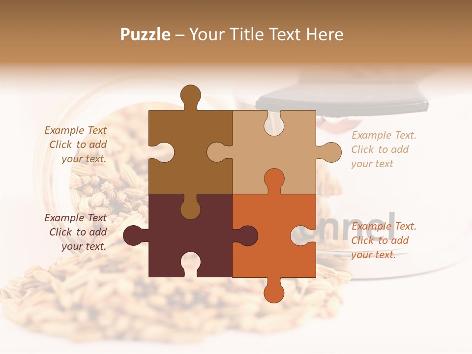 Leaves Menu Sauce PowerPoint Template