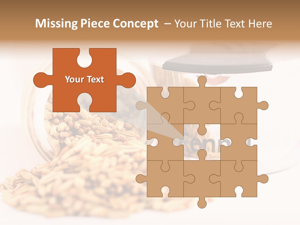 Leaves Menu Sauce PowerPoint Template