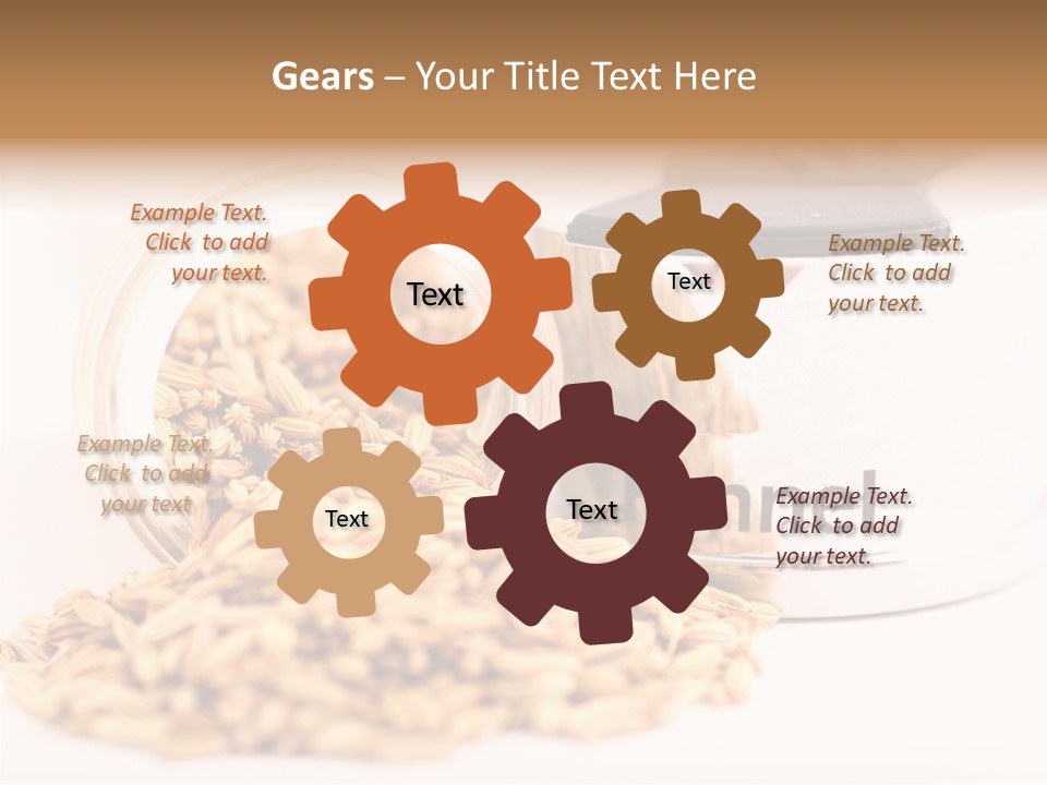 Leaves Menu Sauce PowerPoint Template