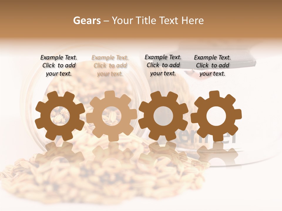 Leaves Menu Sauce PowerPoint Template