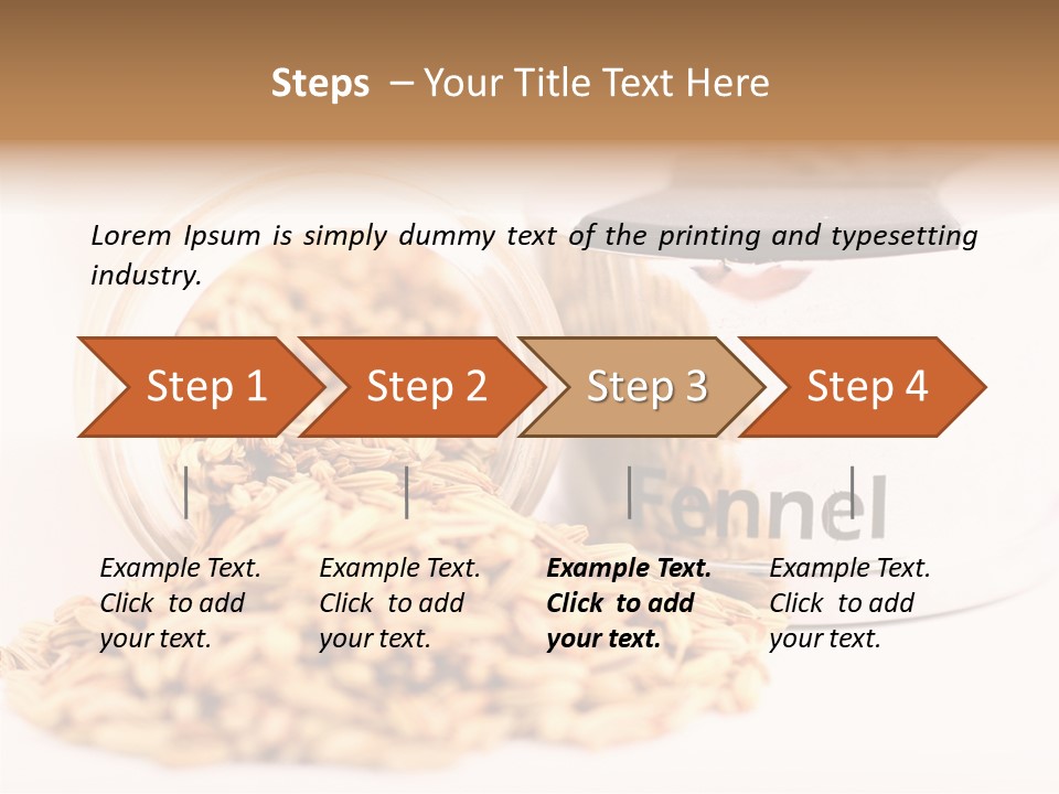 Leaves Menu Sauce PowerPoint Template