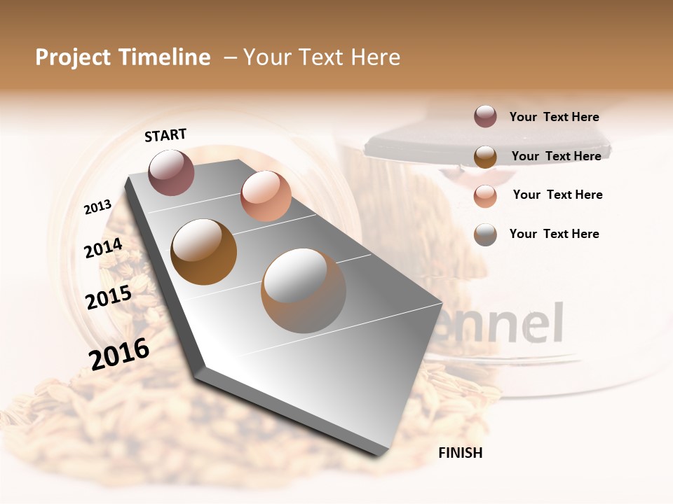 Leaves Menu Sauce PowerPoint Template