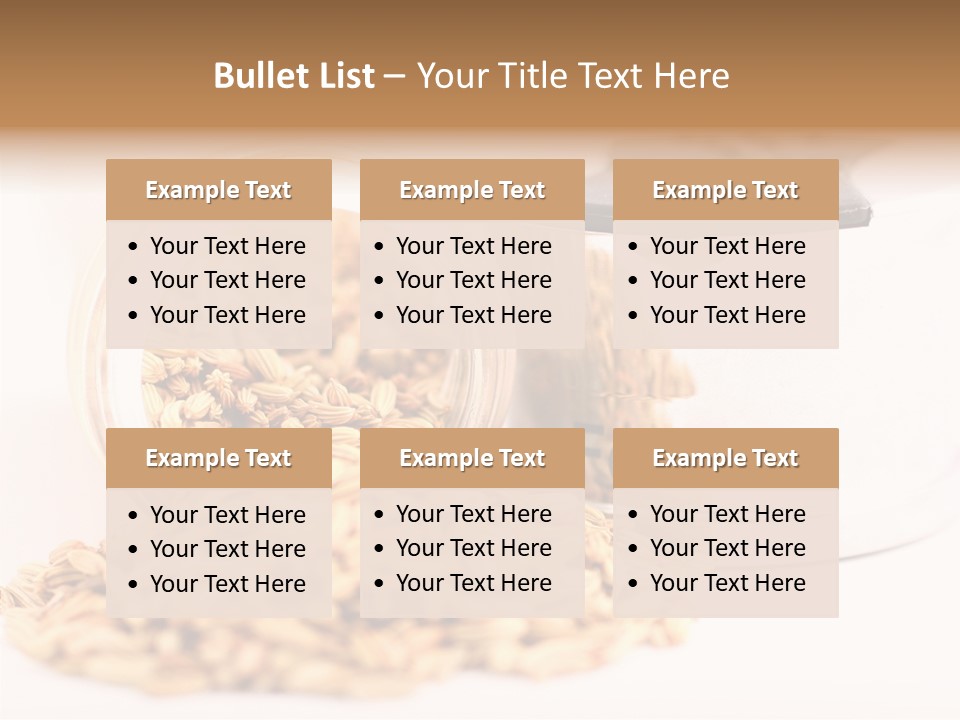 Leaves Menu Sauce PowerPoint Template