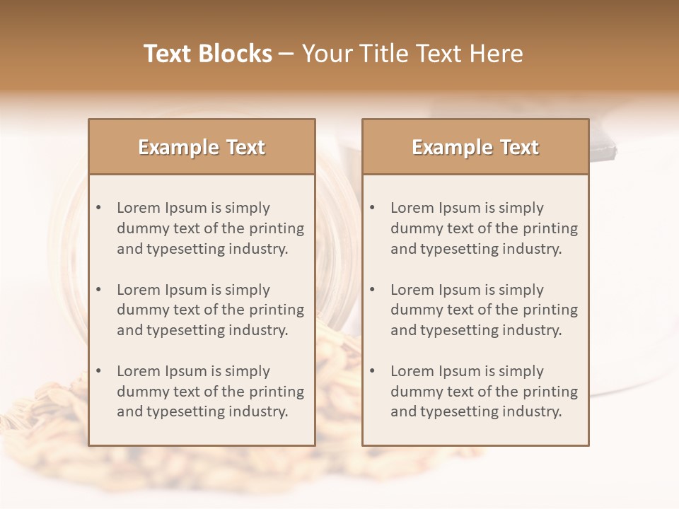 Leaves Menu Sauce PowerPoint Template