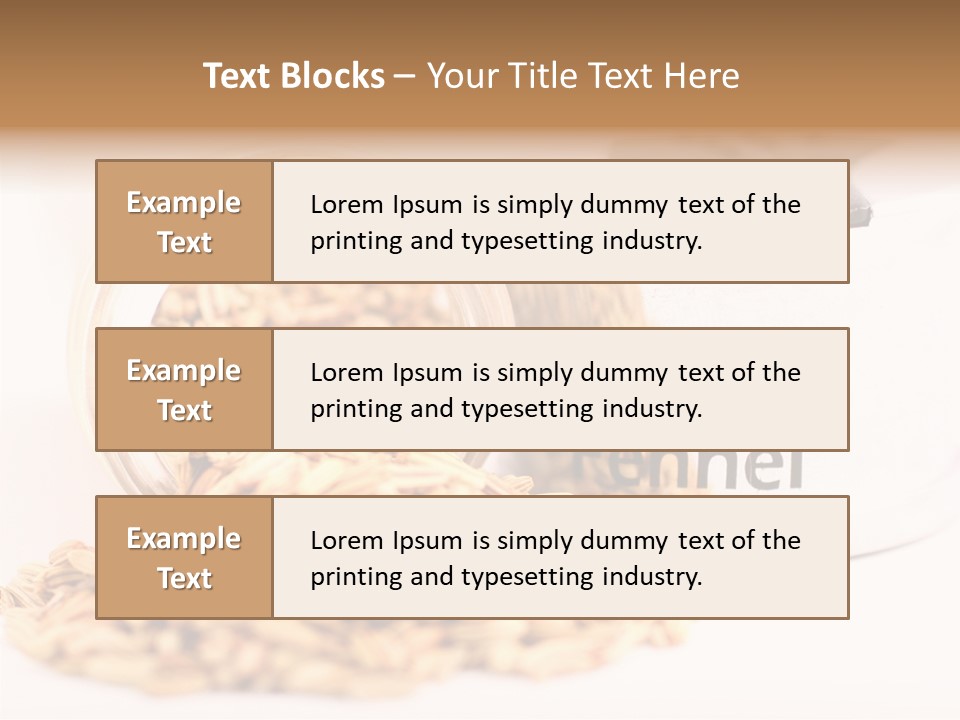 Leaves Menu Sauce PowerPoint Template