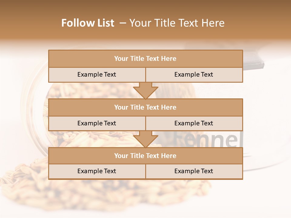Leaves Menu Sauce PowerPoint Template