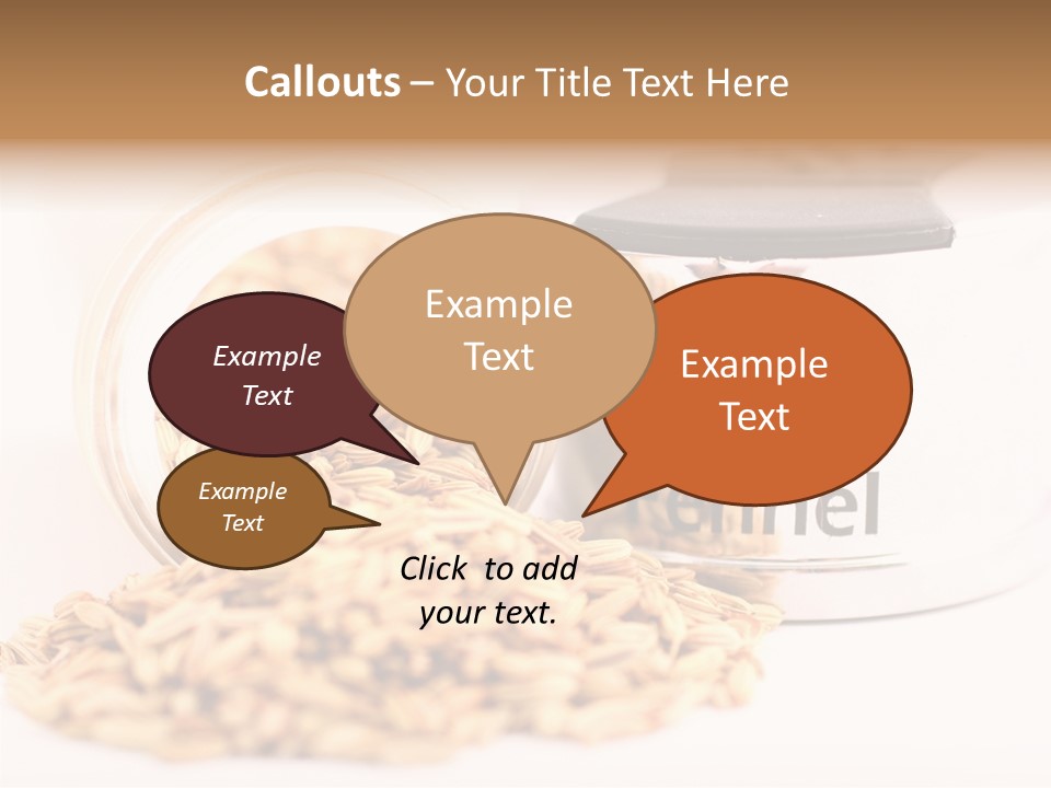 Leaves Menu Sauce PowerPoint Template