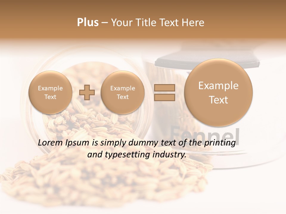 Leaves Menu Sauce PowerPoint Template