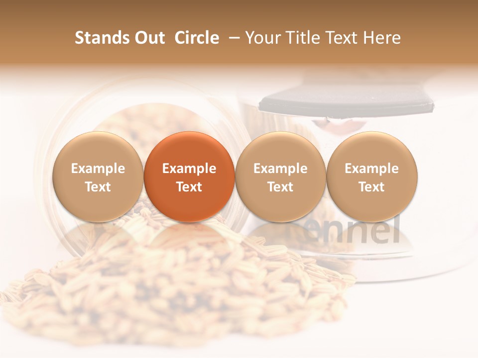 Leaves Menu Sauce PowerPoint Template