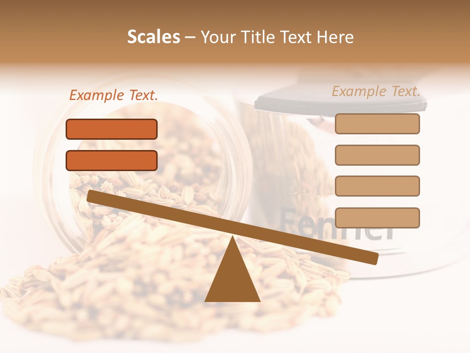 Leaves Menu Sauce PowerPoint Template