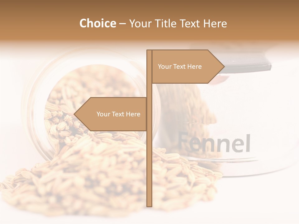 Leaves Menu Sauce PowerPoint Template