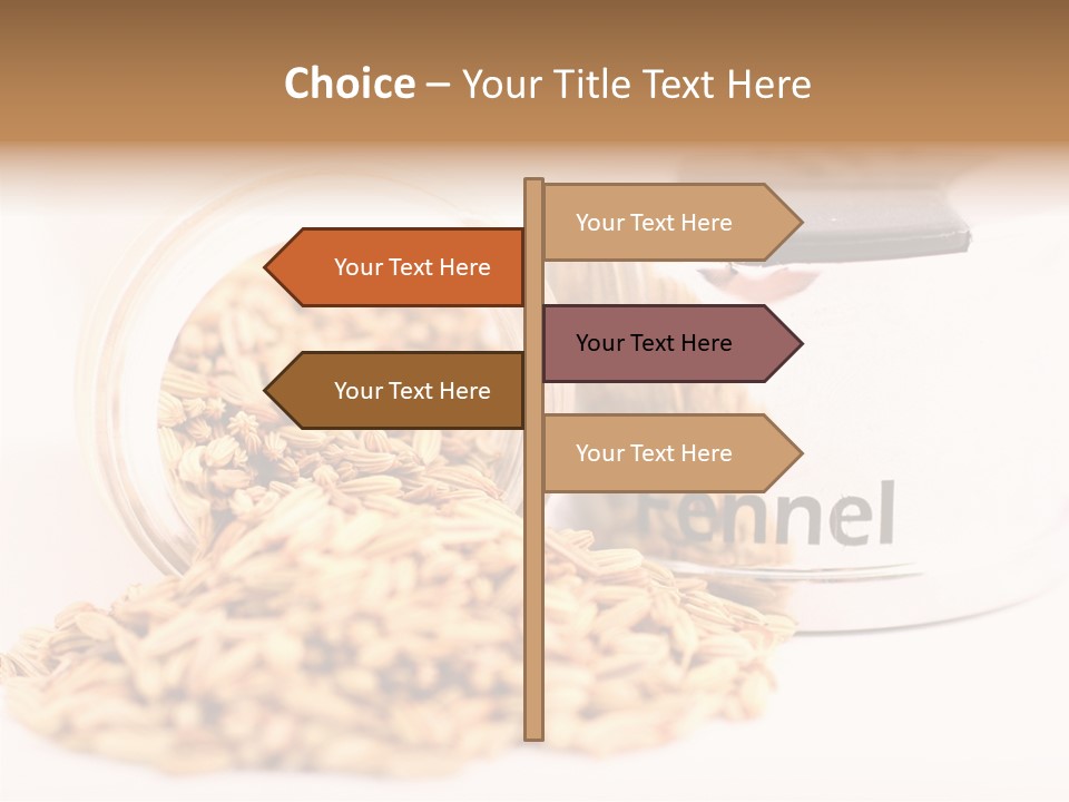 Leaves Menu Sauce PowerPoint Template
