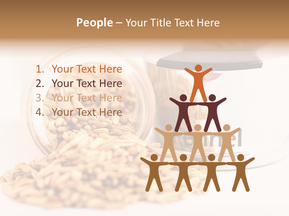 Leaves Menu Sauce PowerPoint Template