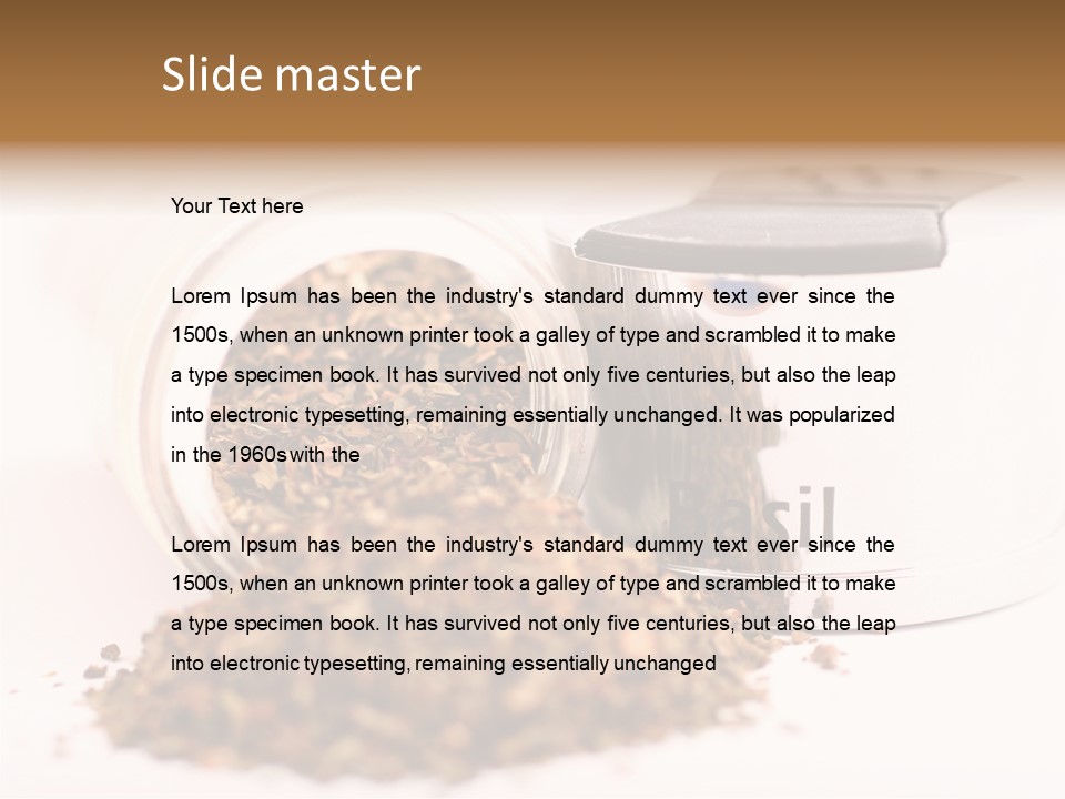 Seeds Ground Produce PowerPoint Template