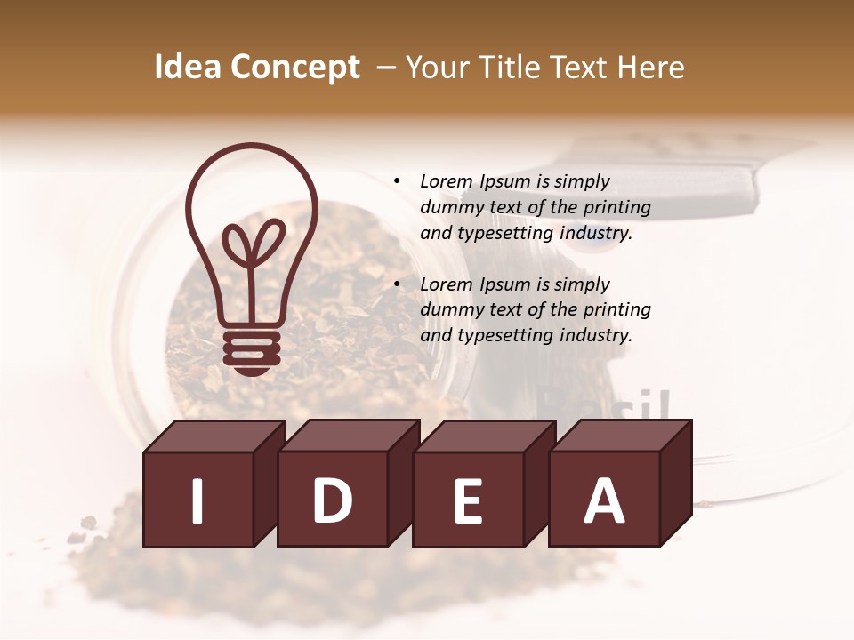 Seeds Ground Produce PowerPoint Template