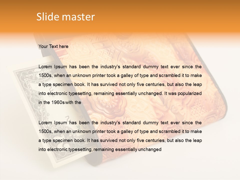 Unit Note Bill PowerPoint Template