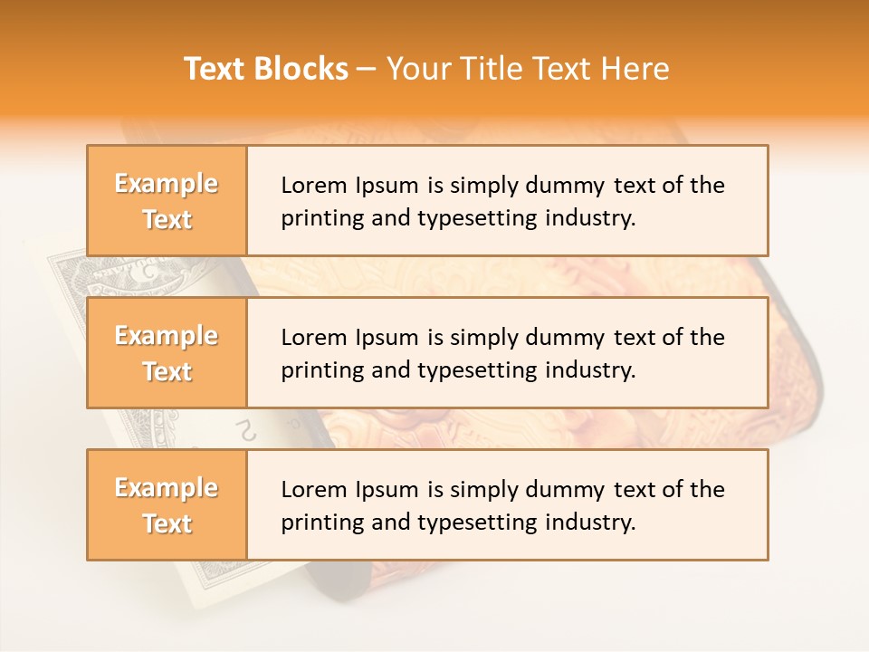Unit Note Bill PowerPoint Template