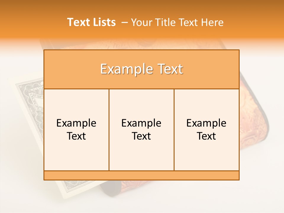 Unit Note Bill PowerPoint Template