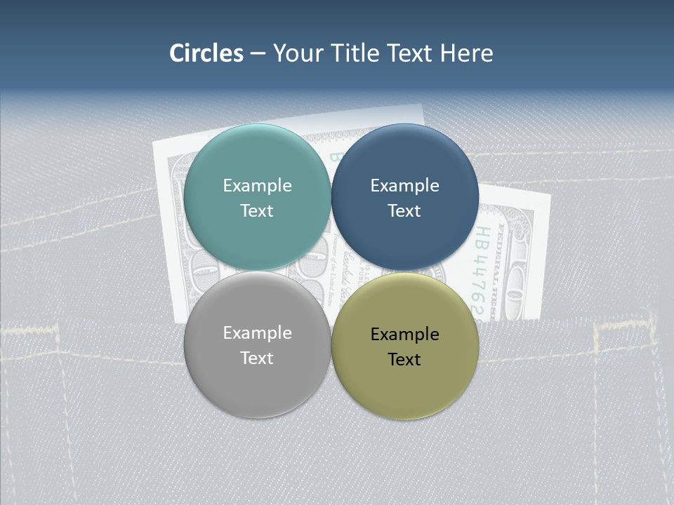 Store Wages Rear PowerPoint Template