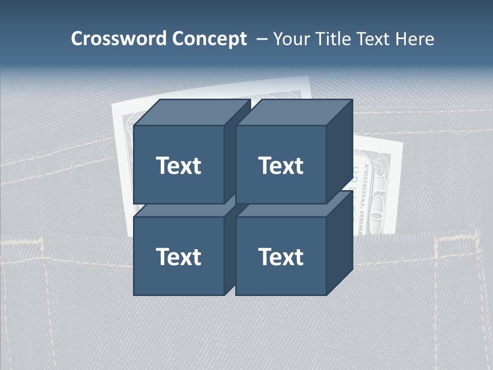 Store Wages Rear PowerPoint Template